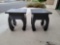 Set of small tables or stools