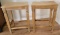 Pier 1 Wood Barstools 24 x 18 x 14 in
