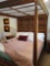 Vintage King Canopy Bed w Body Logic adjustable Bed