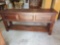 3 drawer dark wood side bar