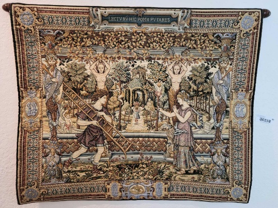 Tapisseries du Lion France. Tapestry entitled "Vertummnus" as a gardener