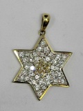 Stunning Beautiful Diamond Star of David Pendant
