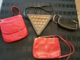 Salvatore Ferragamo Roberto Vascon Mulholland Leather and cloth purses