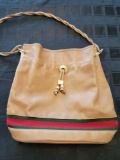 Leather Gucci purse