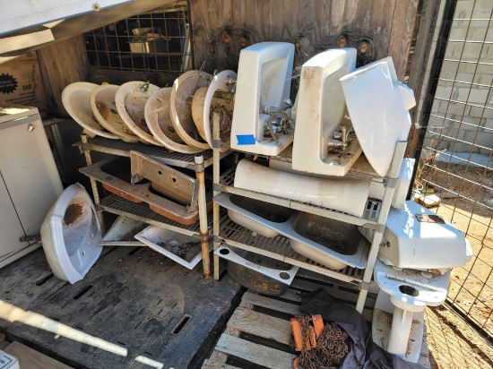 Ceramic Sinks and Toilets Lot