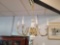 Porcelain and Brass Chandelier