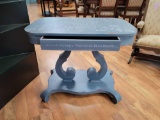 French painted desk table
