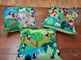 Beautiful Handmade Peru Three Dimensional pillows