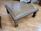 Very Unique wood Square coffee table