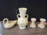 Belleck Irish porcelain pieces