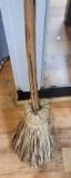 Unique Wood and Rafia broom