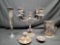 Sterling Silver Candleabra Finger candleholder vase