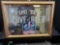 Framed Samuel Adams Boston Lager mirror sign.