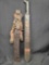 Machete In Vintage Leather Sheath