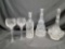 Crystal Decanters Pair Rogasta Wine glasses