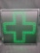 Green Cross LED Display Sign New in Box