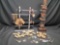 Iron cross bracelets Corkscrew keychains Necklaces bracelets