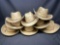 Lot of Straw Hats