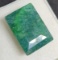 Deep green Emerald cut Emerald gemstone 12.86ct
