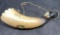Cow Swiss Horn Decorated Flowers With Cord
