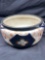Late 19th Century English Imari Style Porcelain Silver Plated Rim Bowl