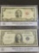 Slabbed 1935 $1 Silver Certificate & 1953 $2 United States Note Both Uncirculated