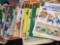 Box of vintage comic books.