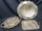 Silver Plated Tray Lot