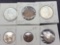 Silver Coin Lot Franklins BU+ Kennedy old Collectable coins 1.25 Face Value Silver 6 coins