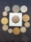 Old Antique Foreign coin lot nice coins 12 early 1900s coins