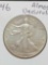1946 Walking Liberty Half in Almost Uncirculated