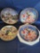 Disney Collector Plates Snow White Kiss 4 Units