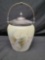 Mt. Washington Hand painted Bisquit Jar w handle