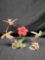 Fine Porcelain and Bronze Allens Hummingbirds