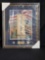 Framed September 11, 2001 picture with 2 new York coins.