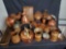 Copper kitchenware lot.