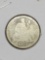 Seated Liberty Dime 1875 CC Rare Date Good+ Beauty Original
