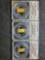 Lot of 3 Anacs Proof 70 Certified DCAM 2011 Presidential Gold Dollars Grant Hayes Garfield