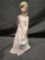 Lladro spain Young girl w Bonnet