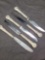 5 sterling/Stainless steel knives