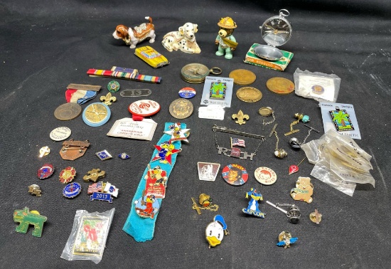 Miniature Knickknacks and Jewelry lot.