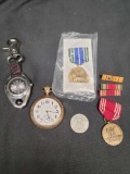 Elgin Ford Pocketwatches Military Medals