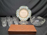 Friendship plate Crystal bowl glassware