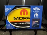 Mopar led light up wall decor sign.