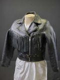 Shaf leather Collections XXS women's leather jacket.
