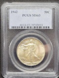 PCGS 1942 MS65 Walking Liberty Half Gem Mint State