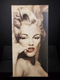 Canvas painting of marlin Monroe.