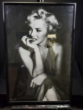 Framed poster print with signature