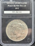 1935 Gem Uncirculated Slabbed Peace Dollar Key Date