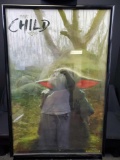 Framed poster print.
